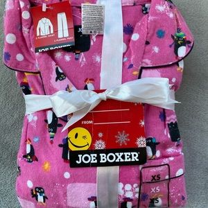 Joe Boxer Size XS 2-Piece Long Sleeve PJ Set NWT